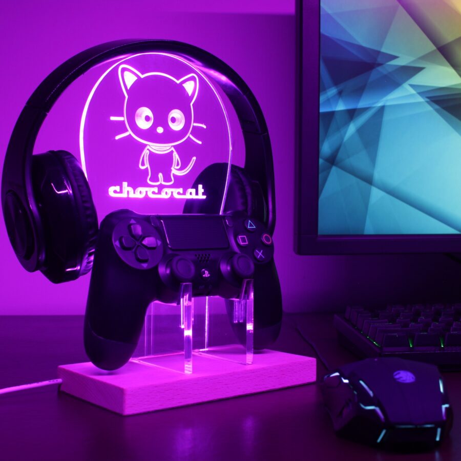 Chococat Led Gaming Headset Controller Stand