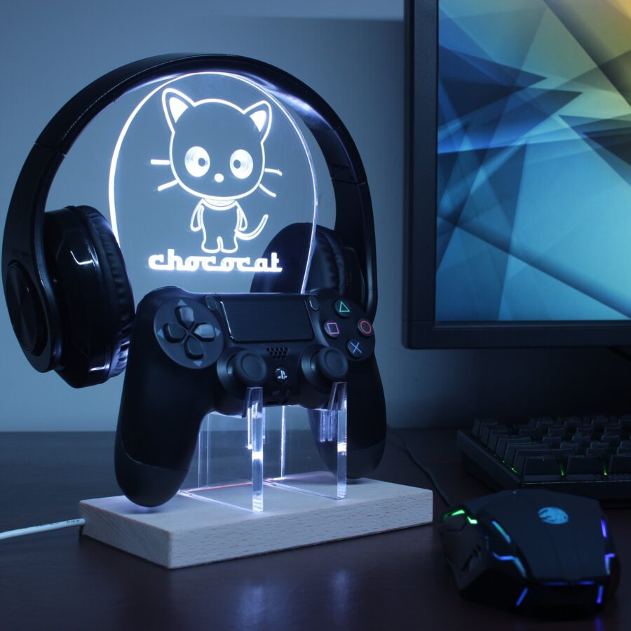 Chococat Led Gaming Headset Controller Stand - Image 3