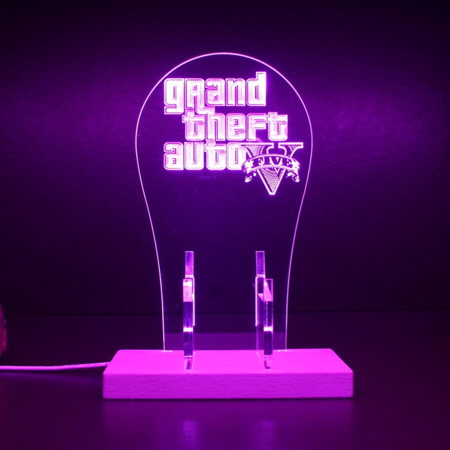 Grand Theft Auto 5 Led Gaming Headset Controller Stand - Image 5