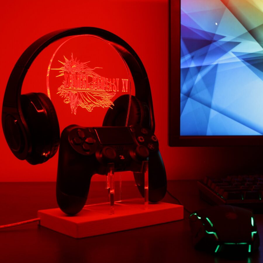 Final Fantasy Xv Led Gaming Headset Controller Stand