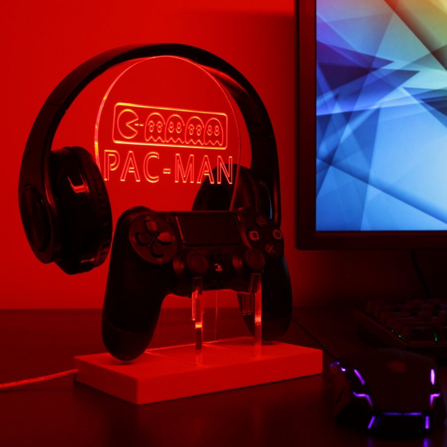 Pac-Man Led Gaming Headset Controller Stand Style 3