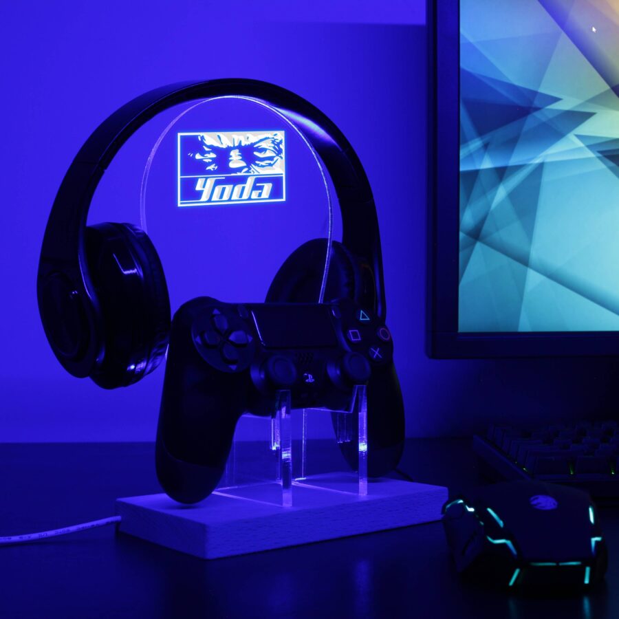 Star Wars Yoda Led Gaming Headset Controller Stand