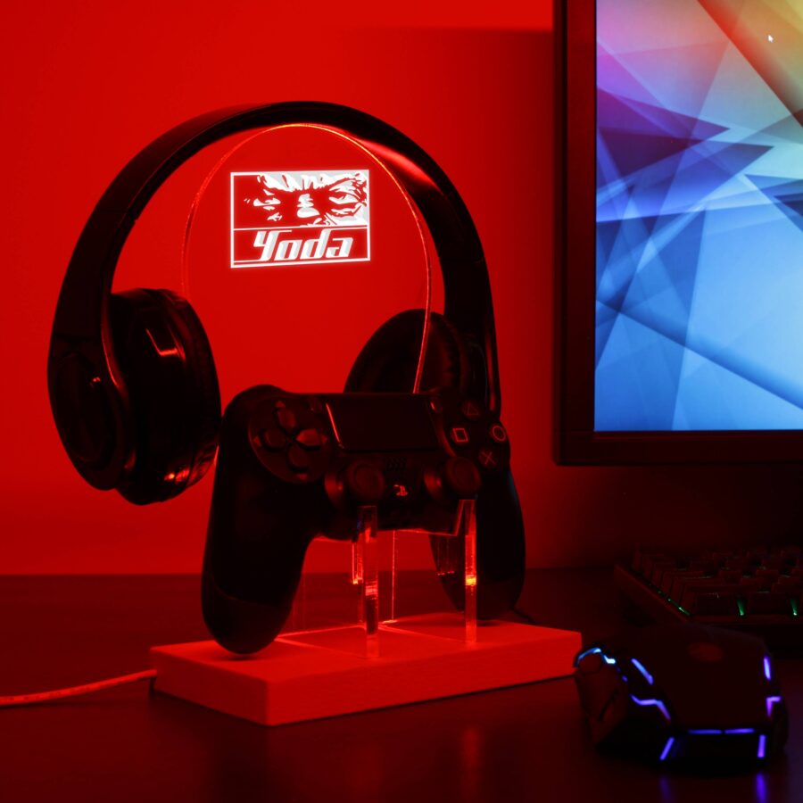 Star Wars Yoda Led Gaming Headset Controller Stand - Image 4