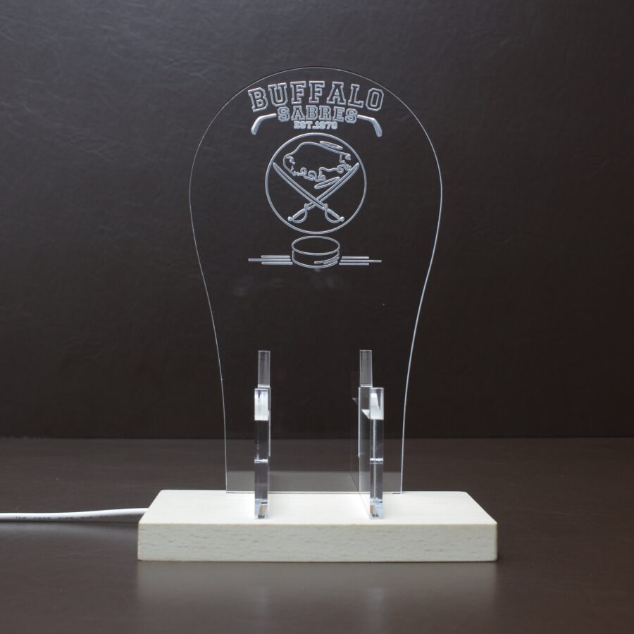 Custom Your Sport Team Buffalo Sabres Est 1970 Rgb Led Gaming Headset Controller Stand - Image 8