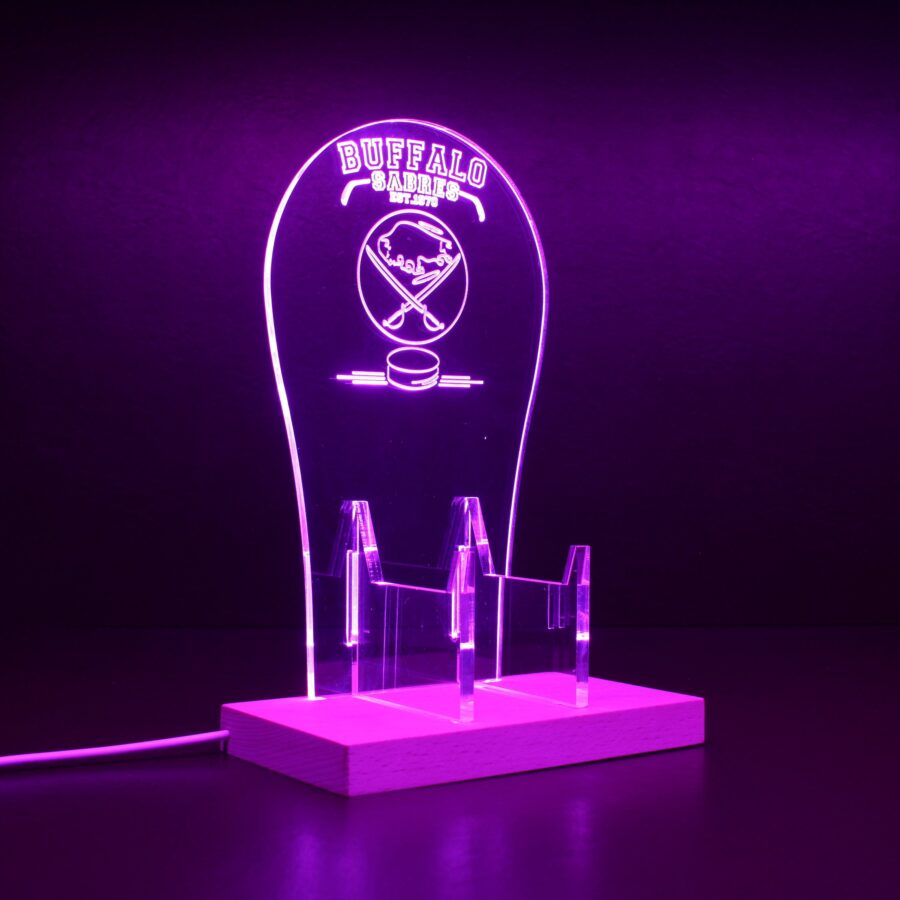 Custom Your Sport Team Buffalo Sabres Est 1970 Rgb Led Gaming Headset Controller Stand