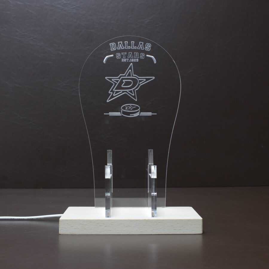 Custom Your Sport Team Dallas Stars Est 1993 Est 1993 Rgb Led Gaming Headset Controller Stand - Image 8