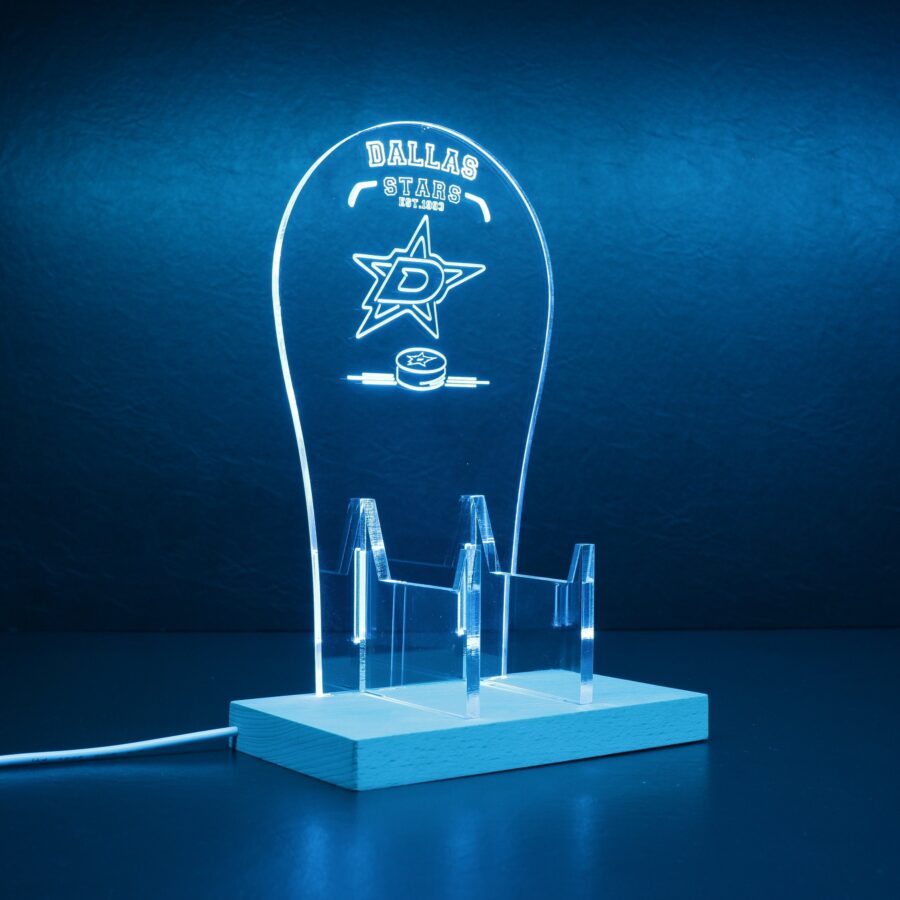 Custom Your Sport Team Dallas Stars Est 1993 Est 1993 Rgb Led Gaming Headset Controller Stand