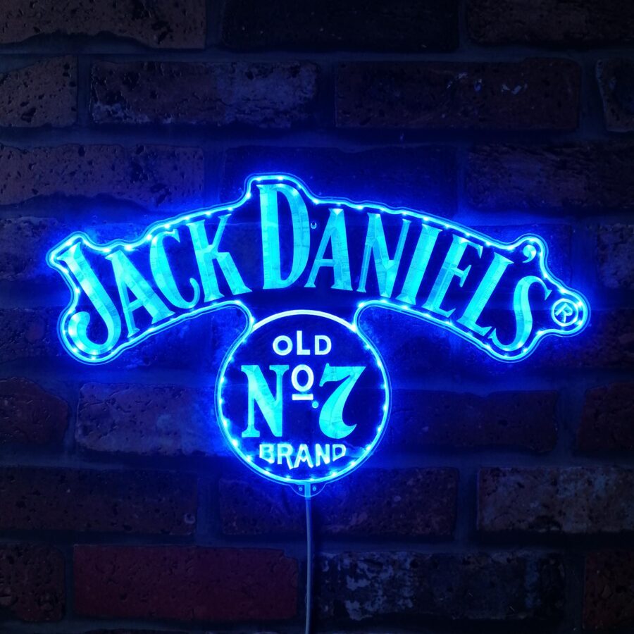 Jack Daniels Old No.7 Pub Dynamic Rgb Edge Lit Led Sign - Image 4