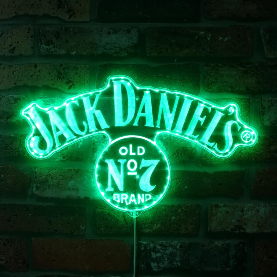 Jack Daniels Old No.7 Pub Dynamic Rgb Edge Lit Led Sign - Image 6