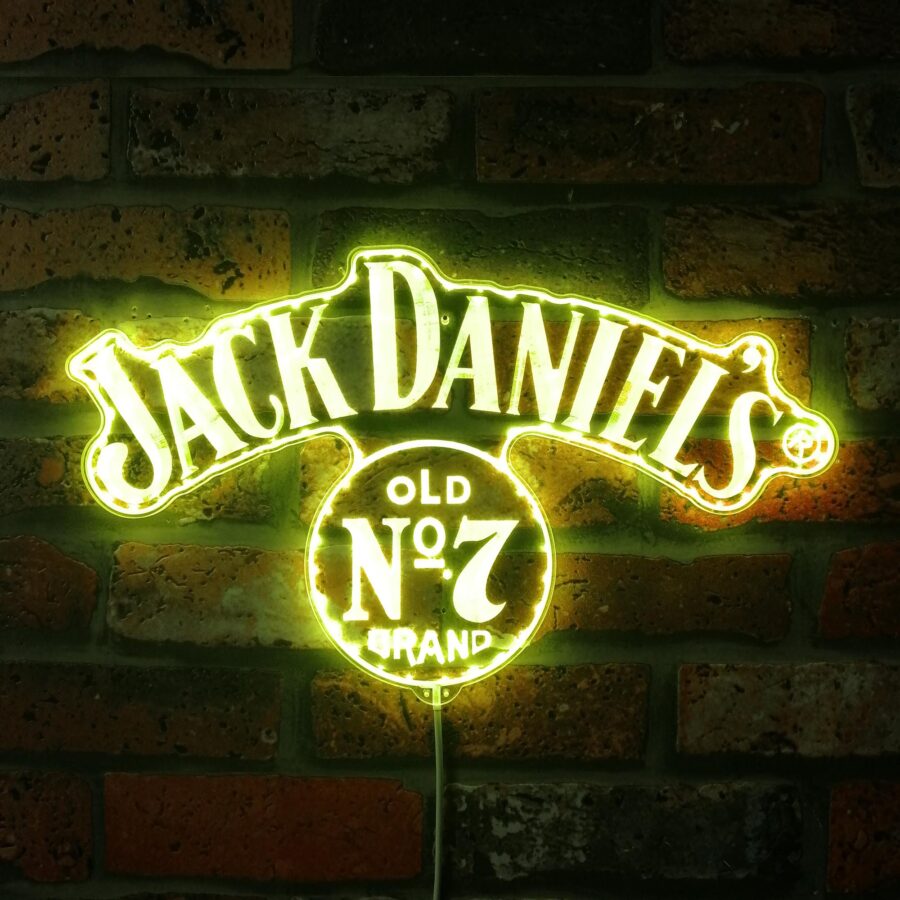 Jack Daniels Old No.7 Pub Dynamic Rgb Edge Lit Led Sign - Image 7