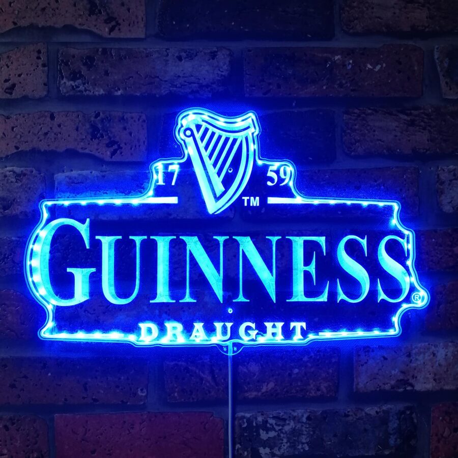 Guinness Draught Dynamic Rgb Edge Lit Led Sign - Image 4