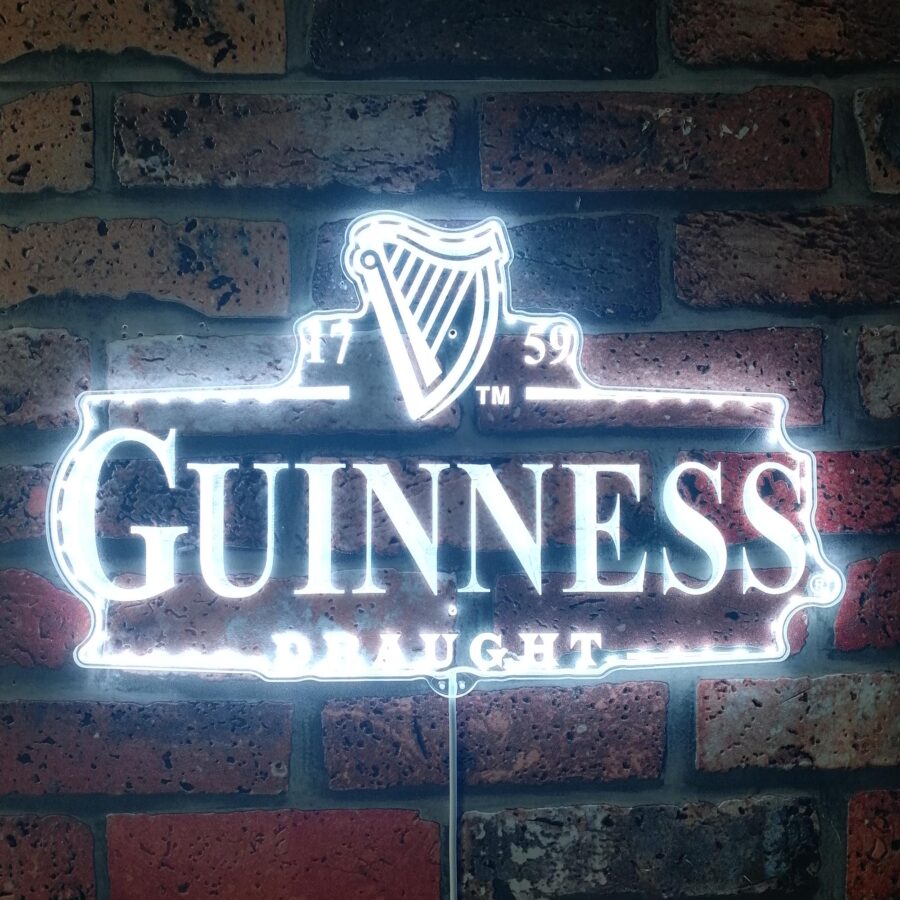Guinness Draught Dynamic Rgb Edge Lit Led Sign - Image 5