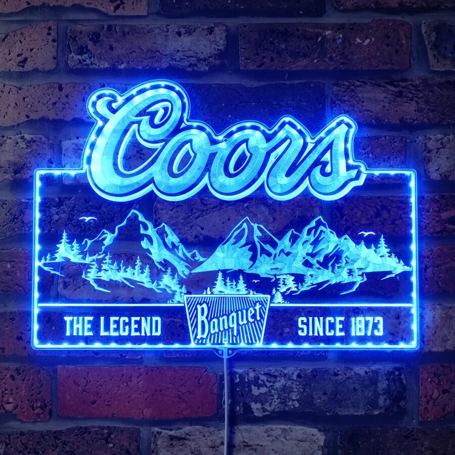 Coors Banquet Dynamic Rgb Edge Lit Led Sign - Image 3