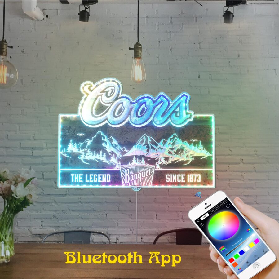 Coors Banquet Dynamic Rgb Edge Lit Led Sign - Image 7