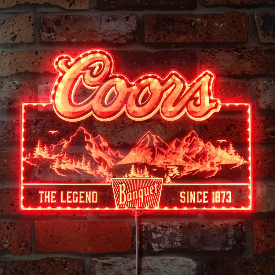 Coors Banquet Dynamic Rgb Edge Lit Led Sign - Image 4