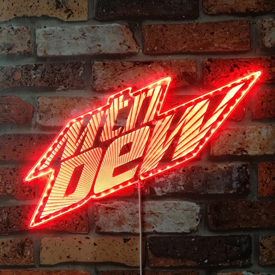 Mtn Dew Dynamic Rgb Edge Lit Led Sign - Image 3