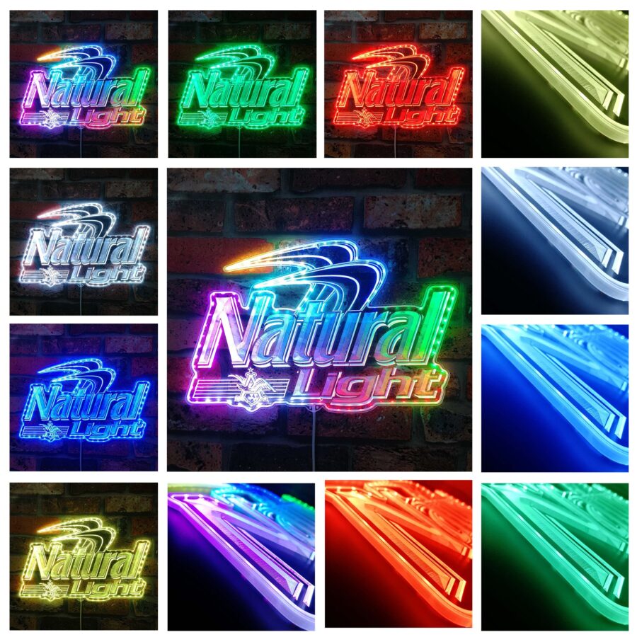 Natural Light Eagle Neon 3 Color Led Sign Style 2 - Image 2
