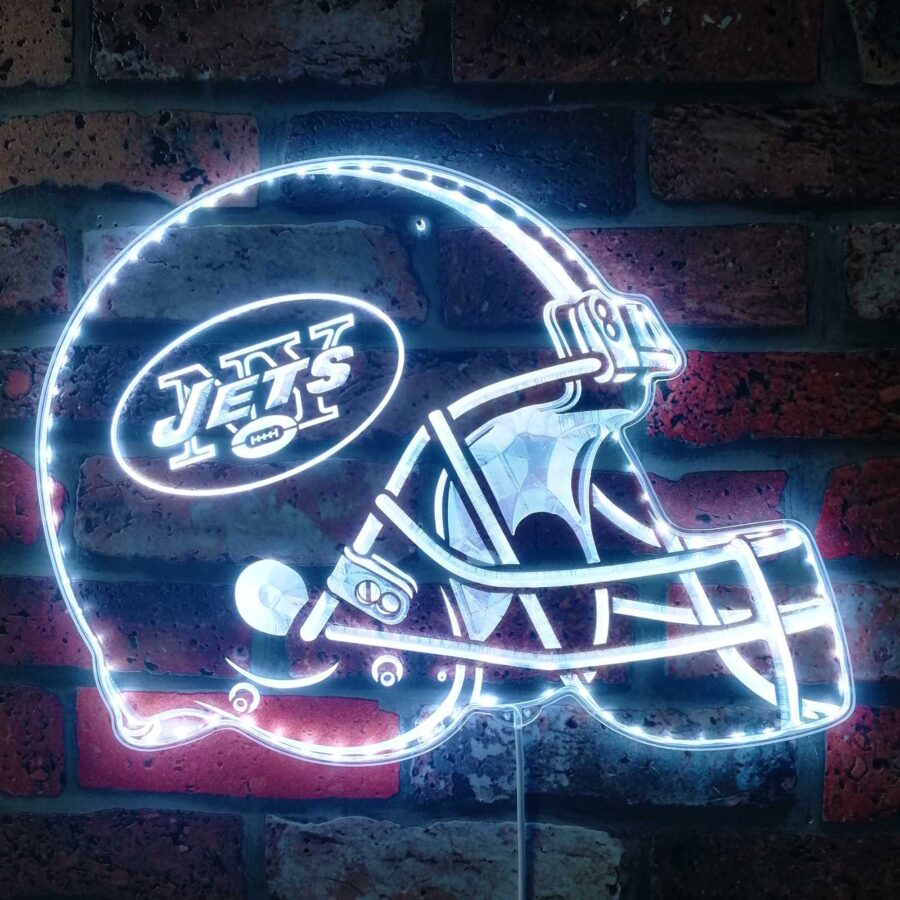 New York Jets Football Club Dynamic Rgb Edge Lit Led Sign - Image 5