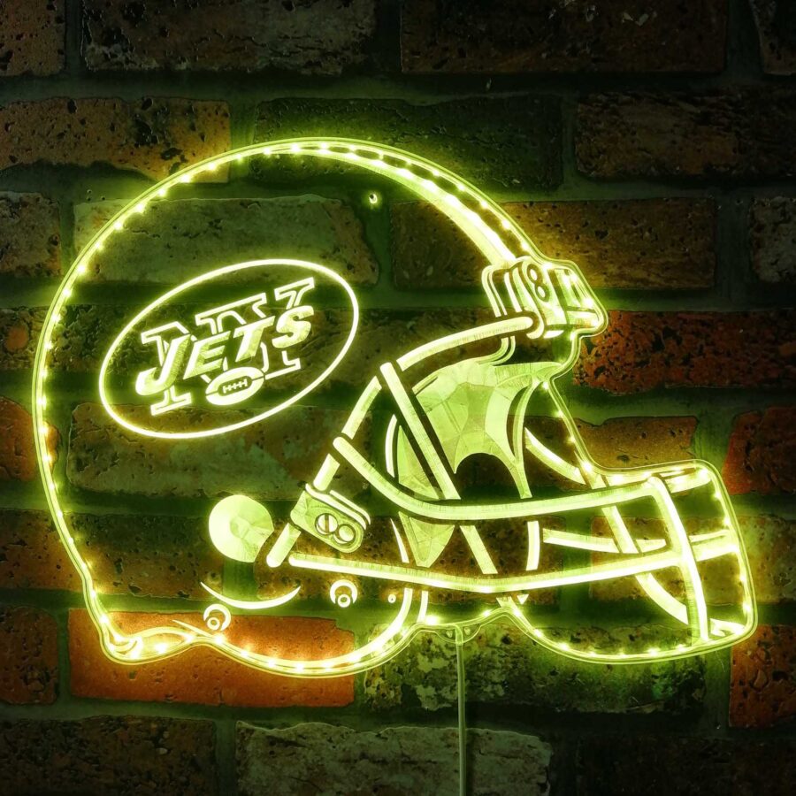New York Jets Football Club Dynamic Rgb Edge Lit Led Sign - Image 7