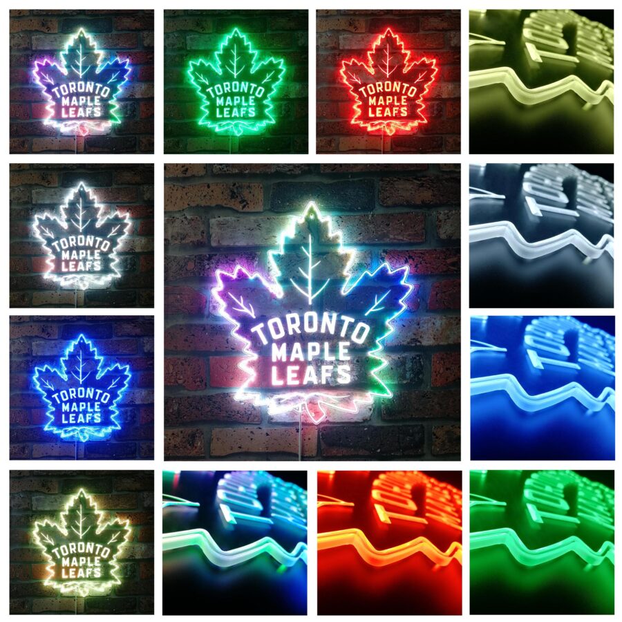 Toronto Maple Leafs Dynamic Rgb Edge Lit Led Sign - Image 2