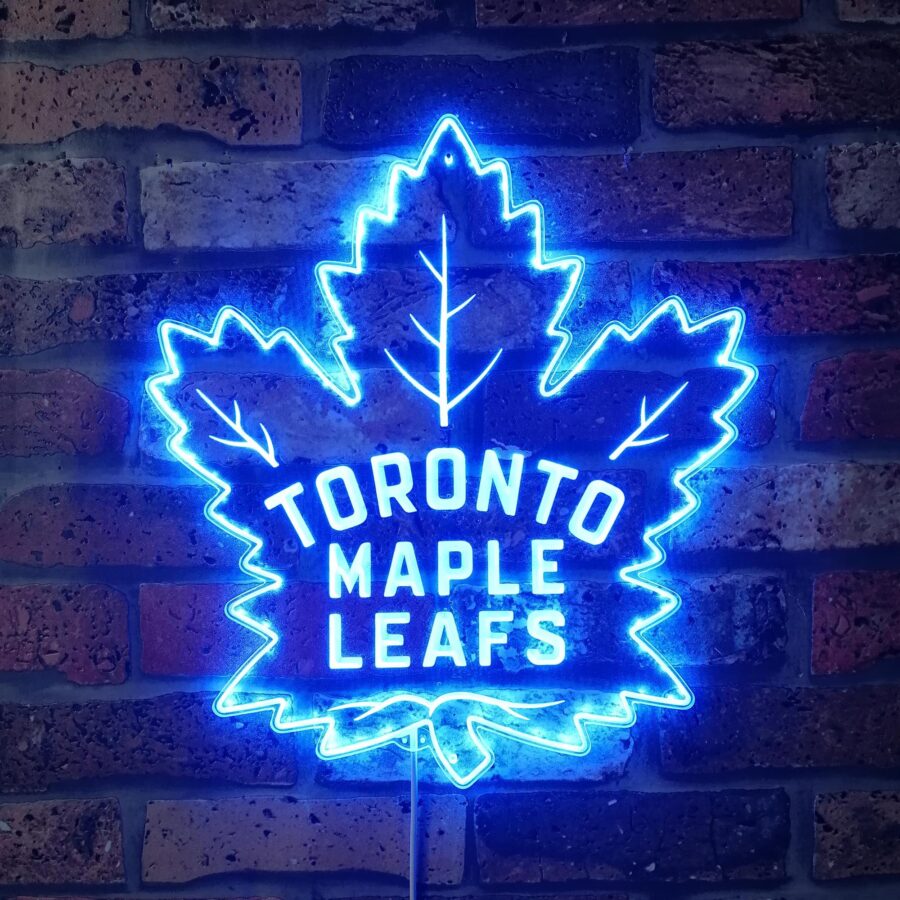 Toronto Maple Leafs Dynamic Rgb Edge Lit Led Sign - Image 4