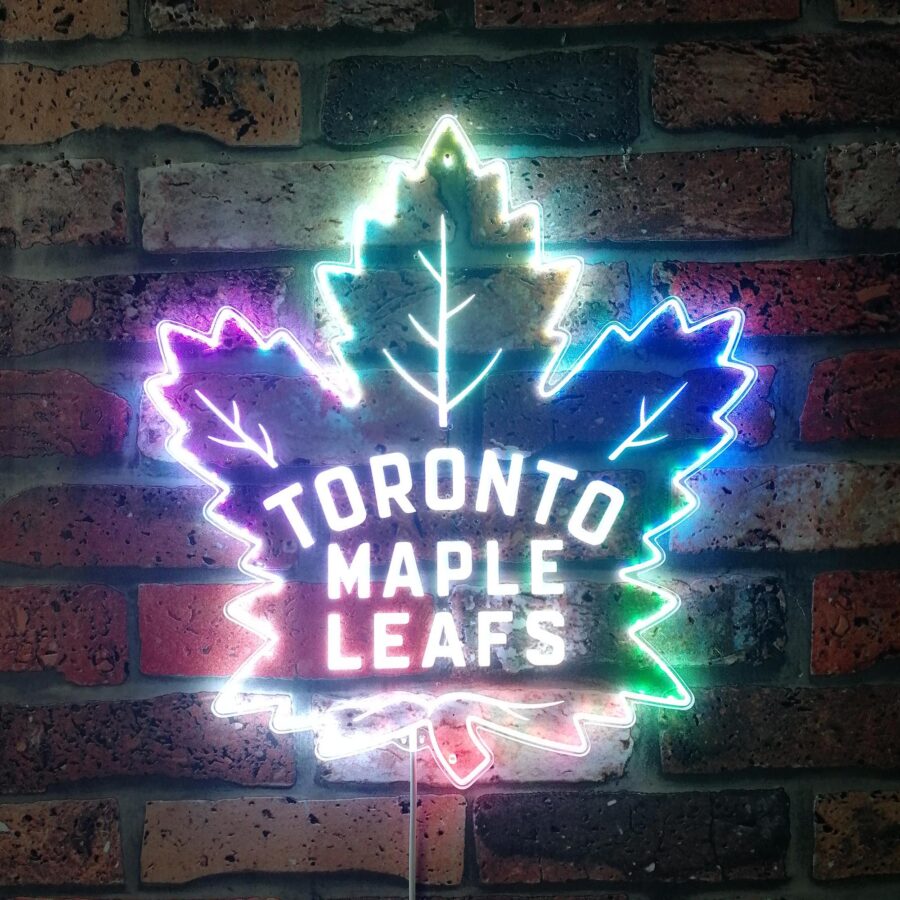 Toronto Maple Leafs Dynamic Rgb Edge Lit Led Sign