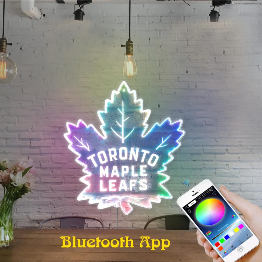 Toronto Maple Leafs Dynamic Rgb Edge Lit Led Sign - Image 7