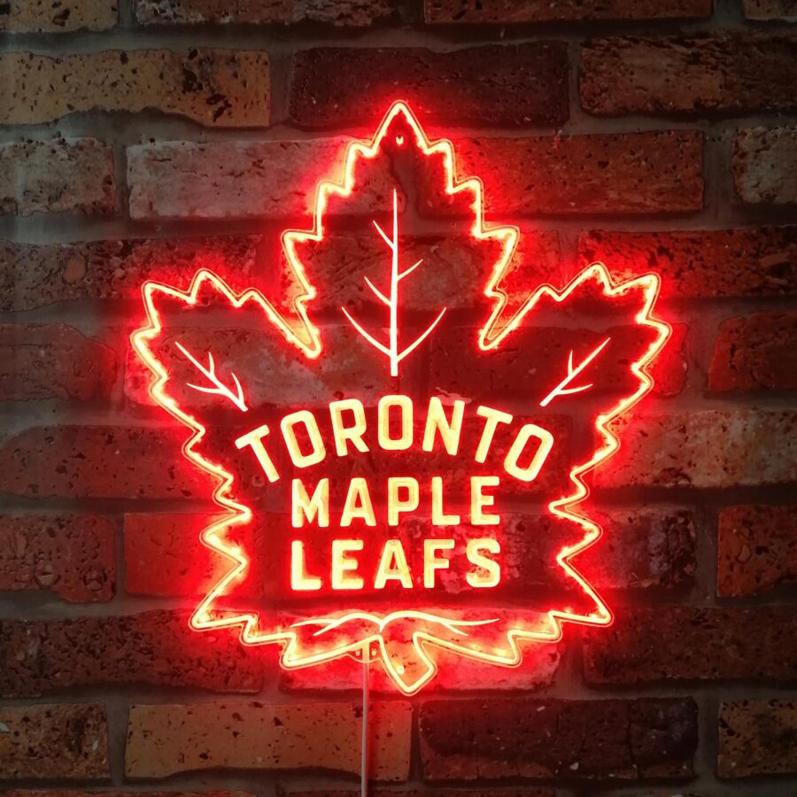 Toronto Maple Leafs Dynamic Rgb Edge Lit Led Sign - Image 3
