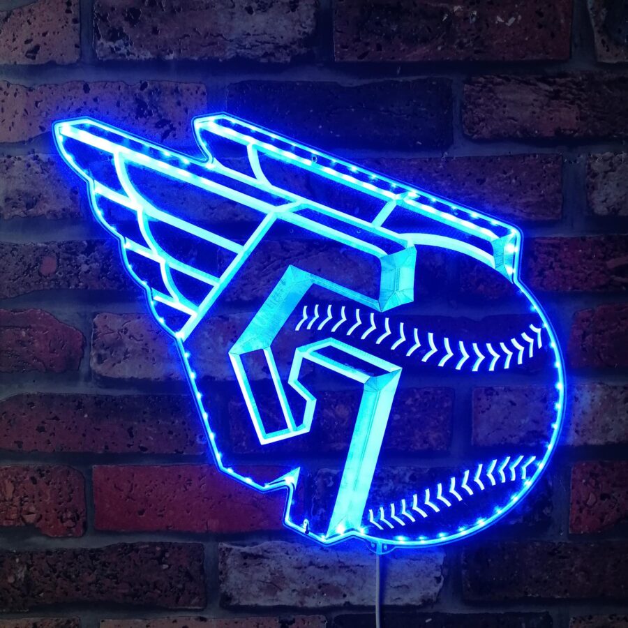 Cleveland Guardians Dynamic Rgb Edge Lit Led Sign - Image 4