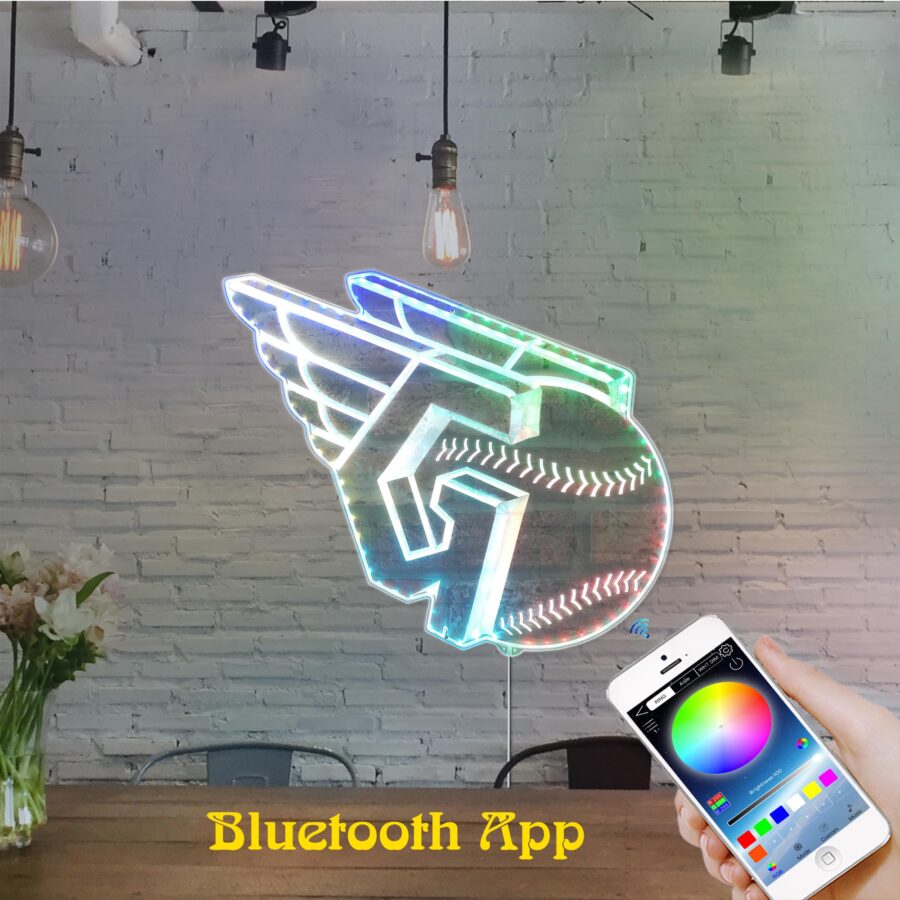 Cleveland Guardians Dynamic Rgb Edge Lit Led Sign - Image 7