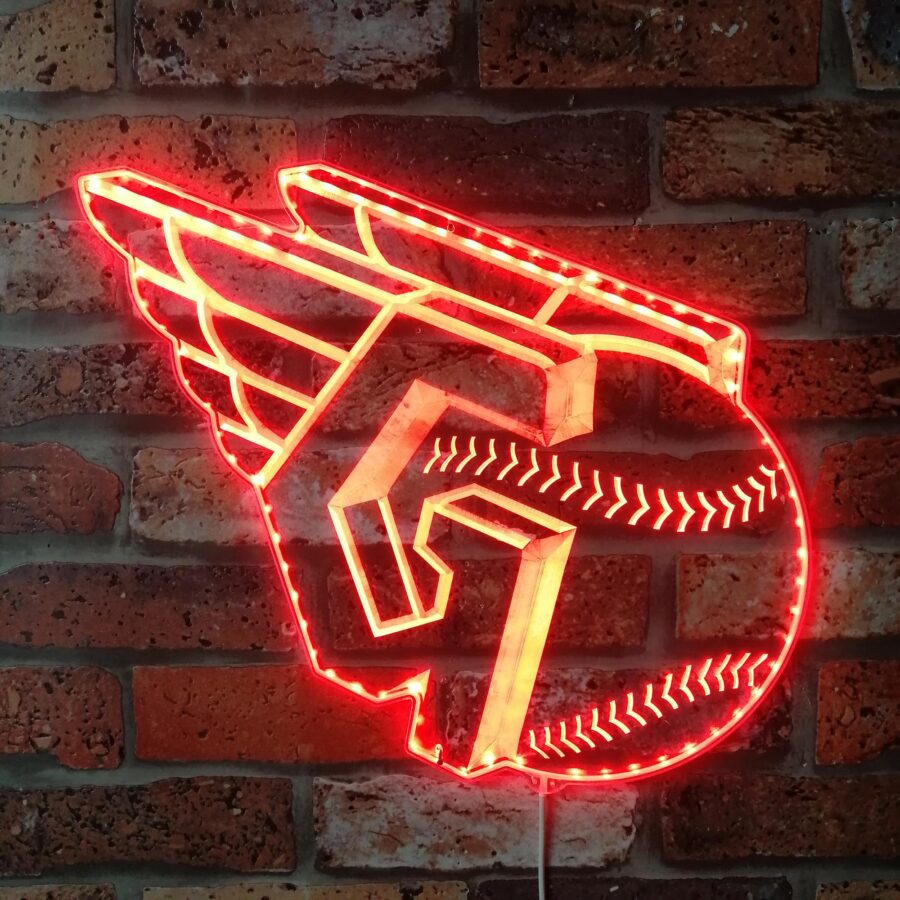 Cleveland Guardians Dynamic Rgb Edge Lit Led Sign - Image 3