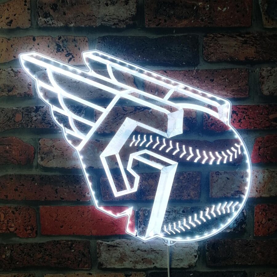 Cleveland Guardians Dynamic Rgb Edge Lit Led Sign - Image 5