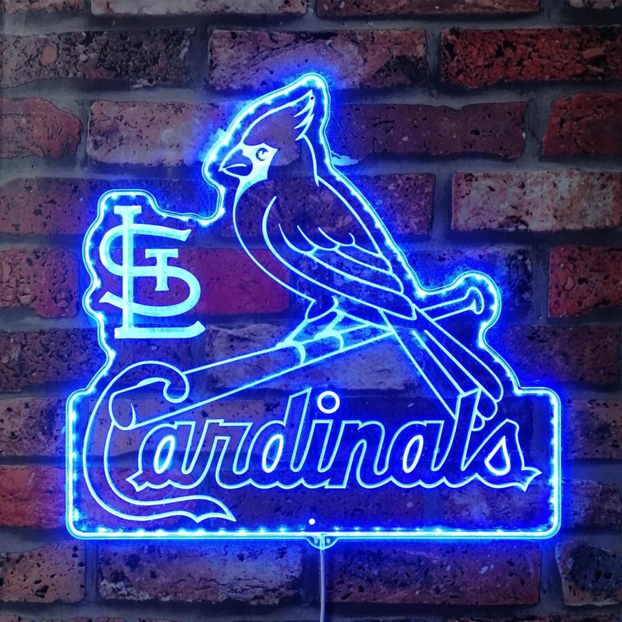 Saint Louis Cardinals Dynamic Rgb Edge Lit Led Sign - Image 4