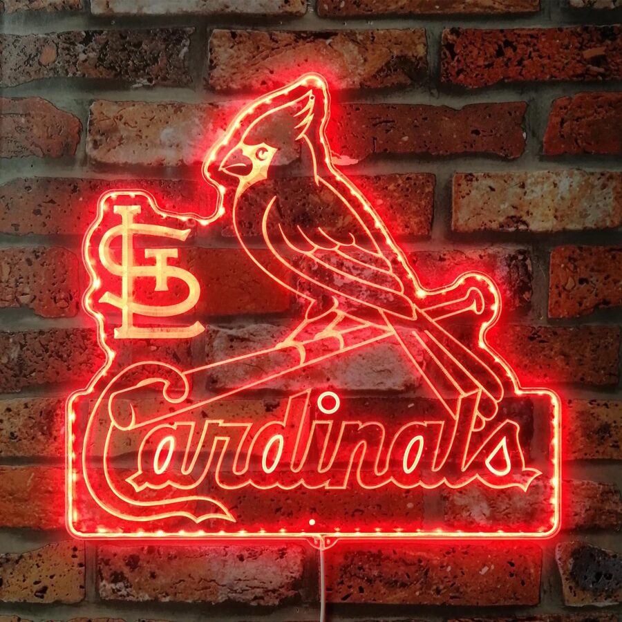 Saint Louis Cardinals Dynamic Rgb Edge Lit Led Sign - Image 3