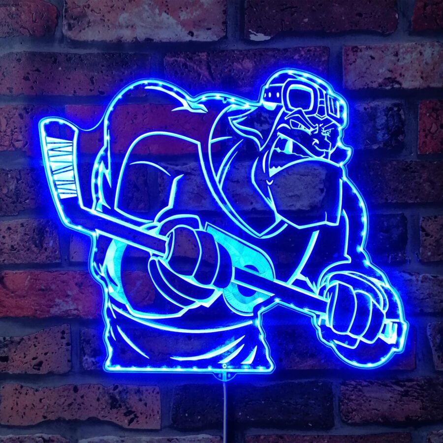 Philadelphia Flyers Mascot Dynamic Rgb Edge Lit Led Sign - Image 4