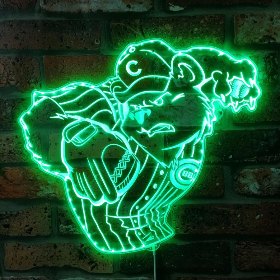 Chicago Cubs Bardown Dynamic Rgb Edge Lit Led Sign - Image 6