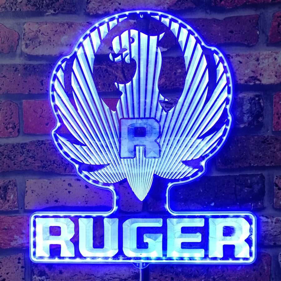 Ruger Dynamic Rgb Edge Lit Led Sign - Image 4