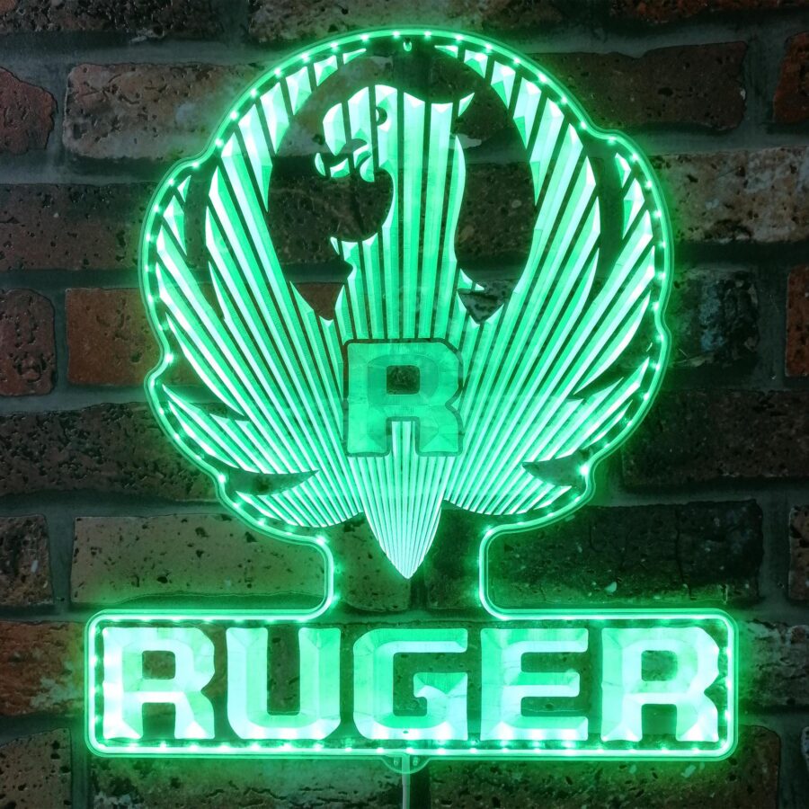 Ruger Dynamic Rgb Edge Lit Led Sign - Image 6