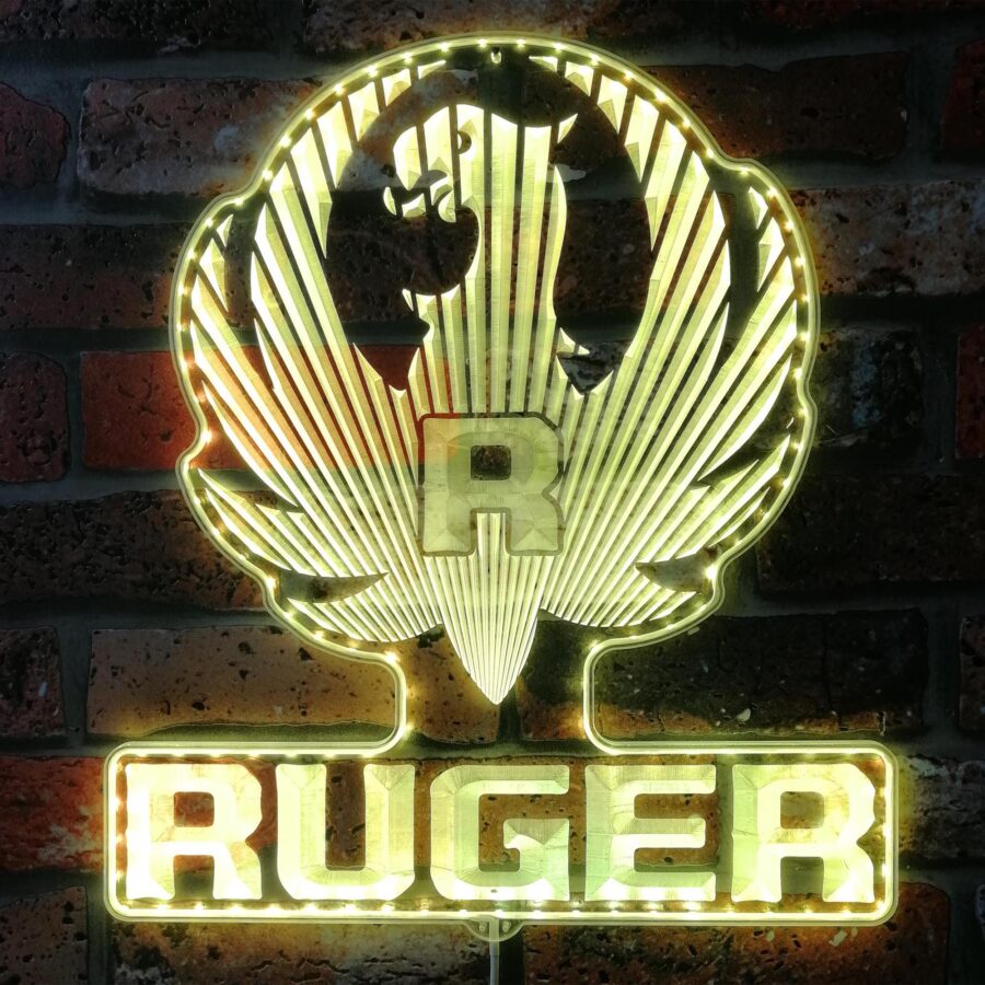 Ruger Dynamic Rgb Edge Lit Led Sign - Image 7