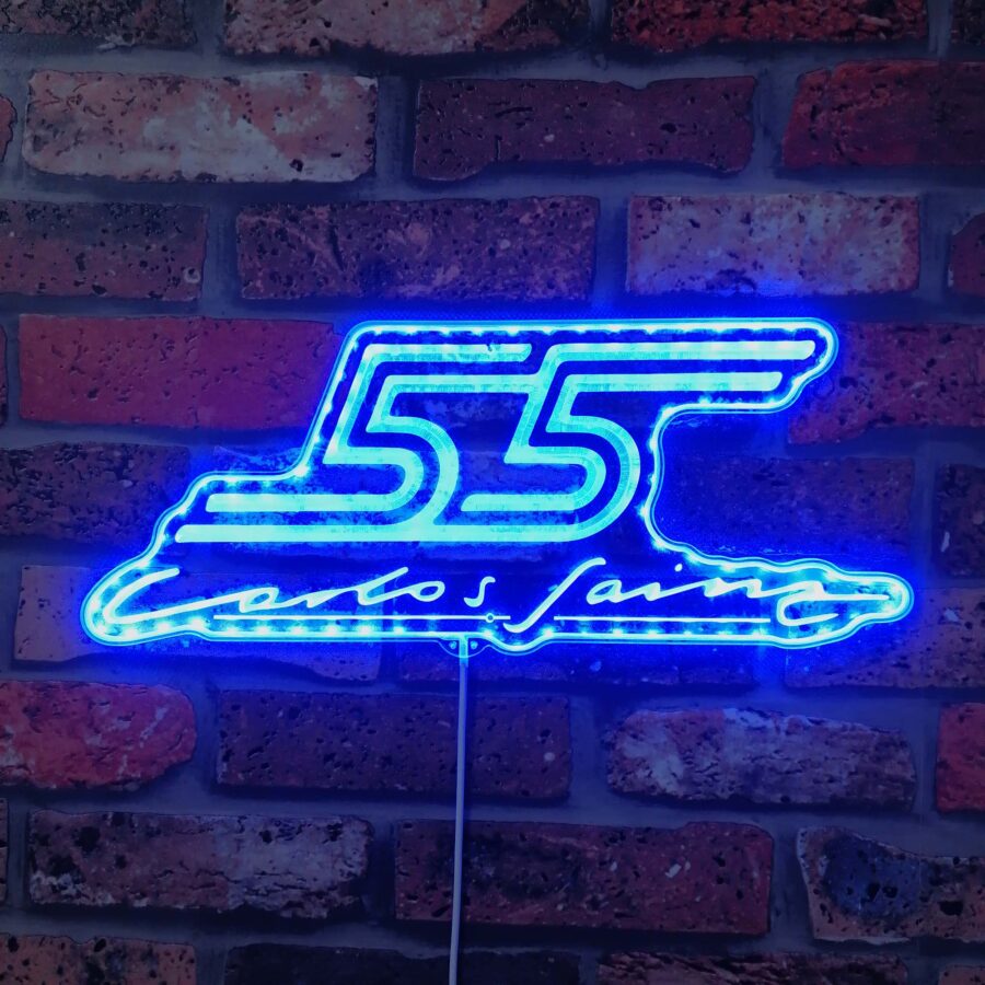 F1 Carlo Sainz 55 Dynamic Rgb Edge Lit Led Sign - Image 4