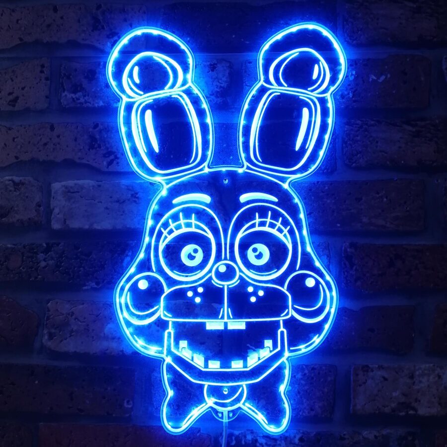 Five Nights Af Freddys Bonnie Dynamic Rgb Edge Lit Led Sign - Image 4