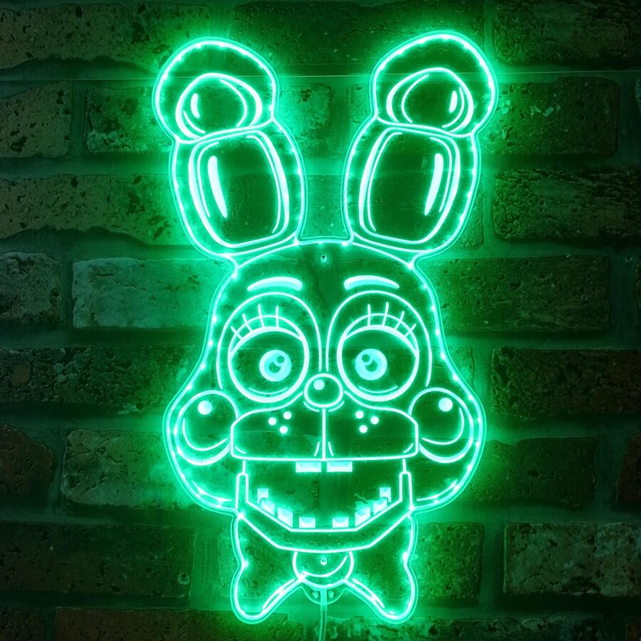Five Nights Af Freddys Bonnie Dynamic Rgb Edge Lit Led Sign - Image 6