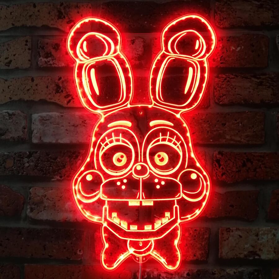 Five Nights Af Freddys Bonnie Dynamic Rgb Edge Lit Led Sign - Image 3