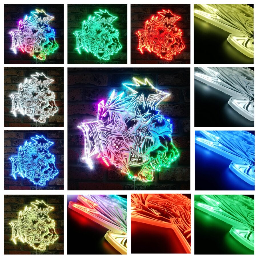 Final Fantasy 7 Dynamic Rgb Edge Lit Led Sign Style 2 - Image 3