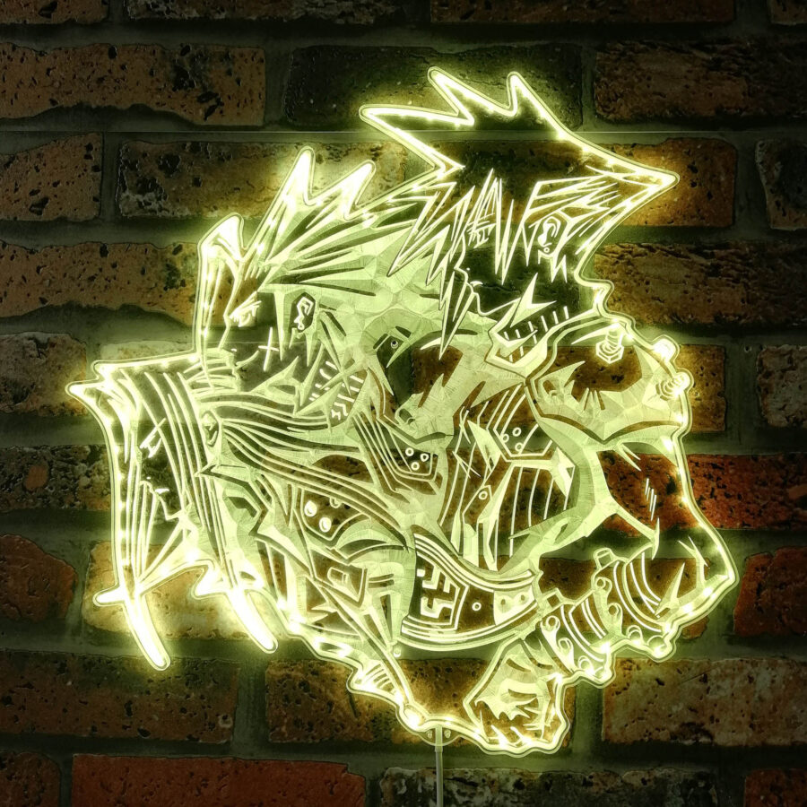 Final Fantasy 7 Dynamic Rgb Edge Lit Led Sign Style 2 - Image 8