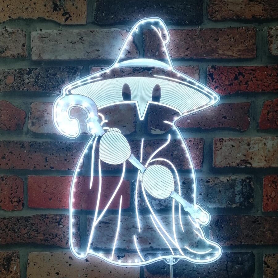 Final Fantasy Black Mage Dynamic Rgb Edge Lit Led Sign - Image 5