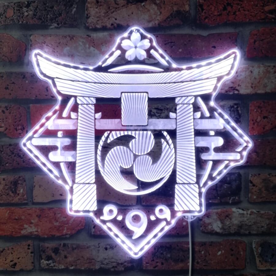 Genshin Dynamic Rgb Edge Lit Led Sign - Image 5