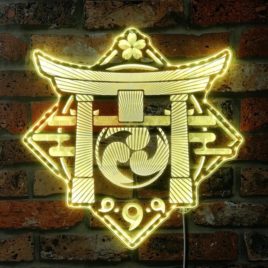 Genshin Dynamic Rgb Edge Lit Led Sign - Image 7