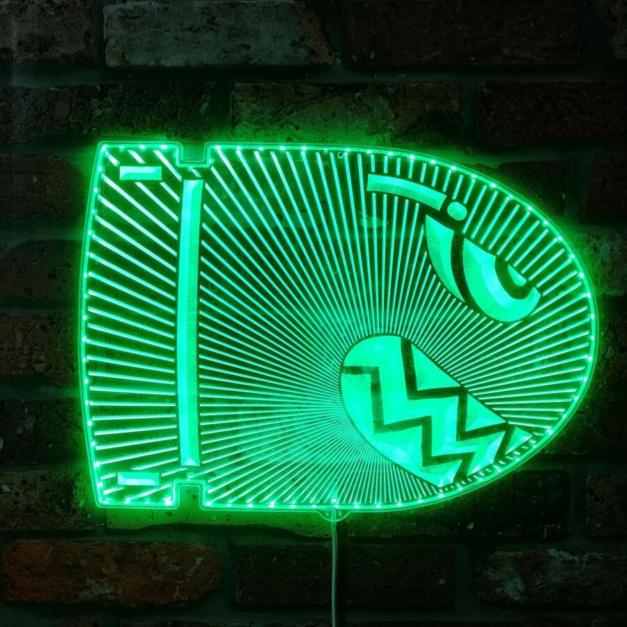 Super Mario Bullet Bill Dynamic Rgb Edge Lit Led Sign - Image 6