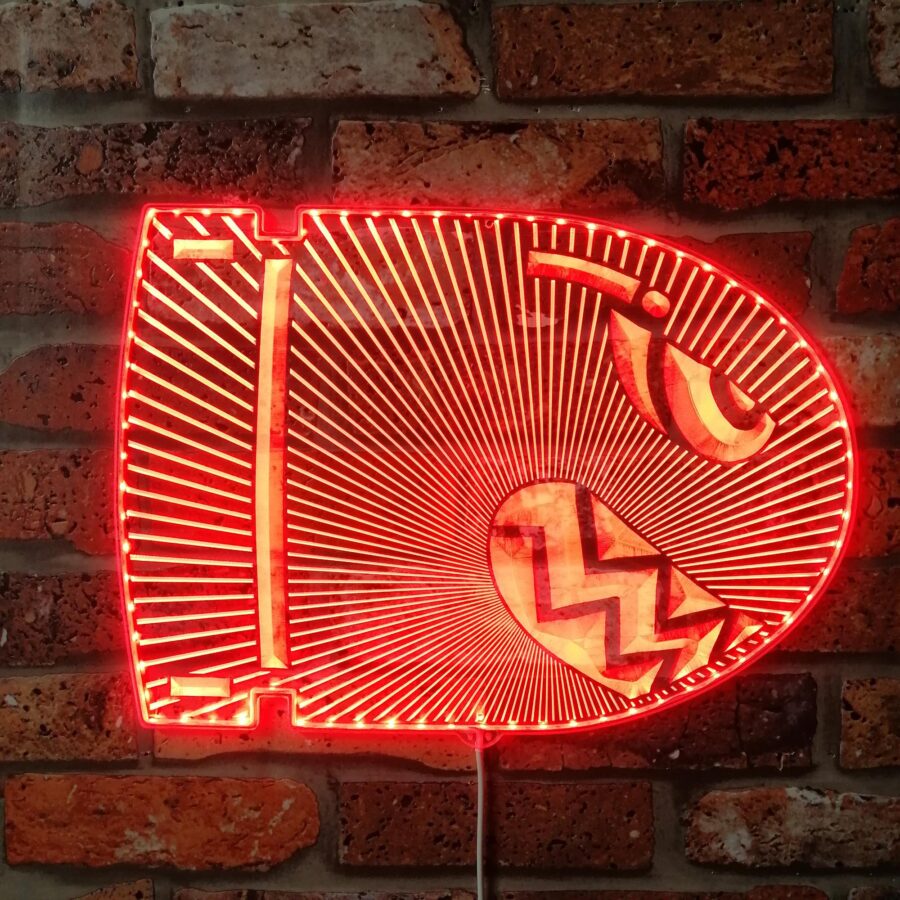 Super Mario Bullet Bill Dynamic Rgb Edge Lit Led Sign - Image 3